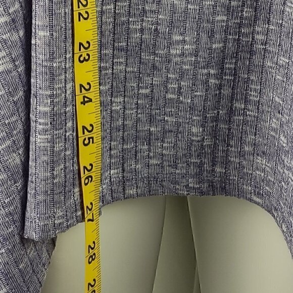 Alfred Dunner Women's Seagreen Plum Heather Knit Rib Keyhole Neck Top Size 2X - Picture 7 of 11